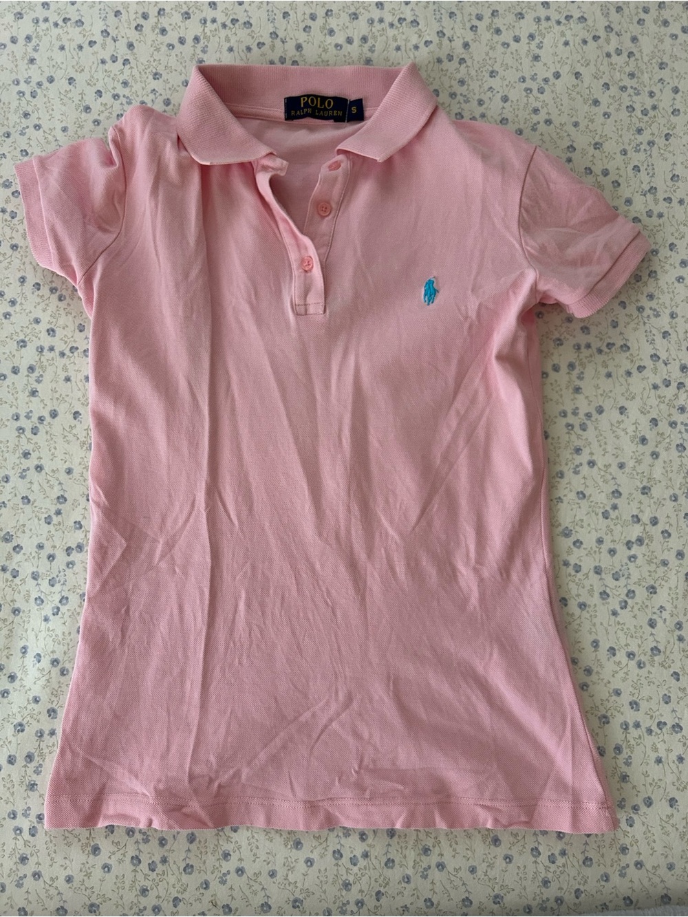 Polo by Ralph Lauren Pink Girls' Short Sleeve Polo